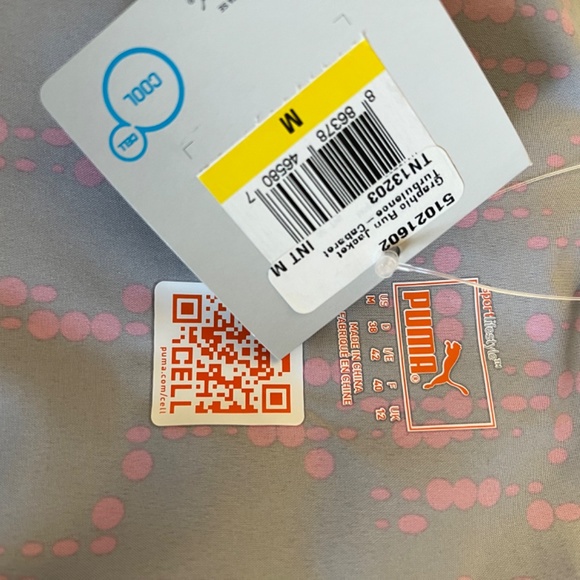 Puma Cool Cell Running Breathable Graphite Run Active‎ Sport Jacket Windbreaker - Picture 7 of 8